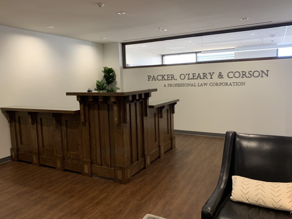 POC Moves Into New Suite – Packer, O'Leary, & Corson